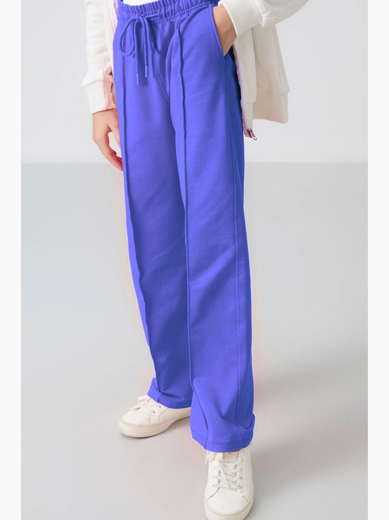 Pantaloni da jogging a coste tommy Blu cobalto - Kiabi