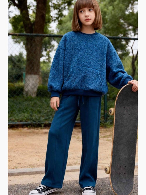 Pantaloni da jogging a coste tommy - Kiabi