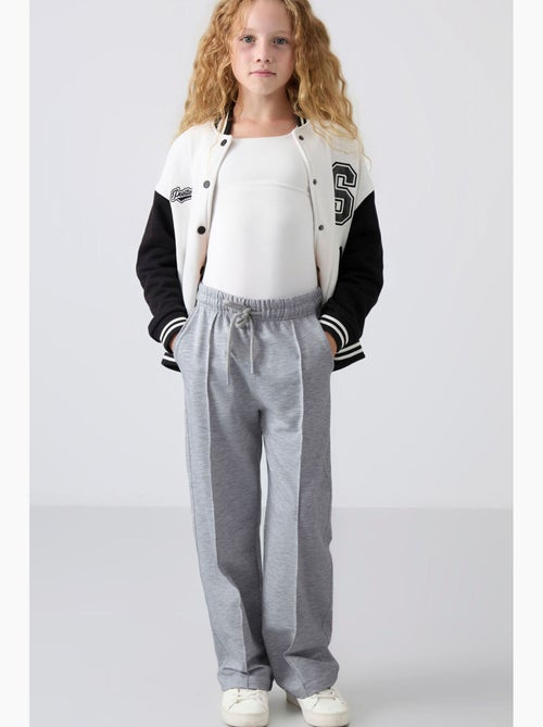 Pantaloni da jogging a coste tommy - Kiabi