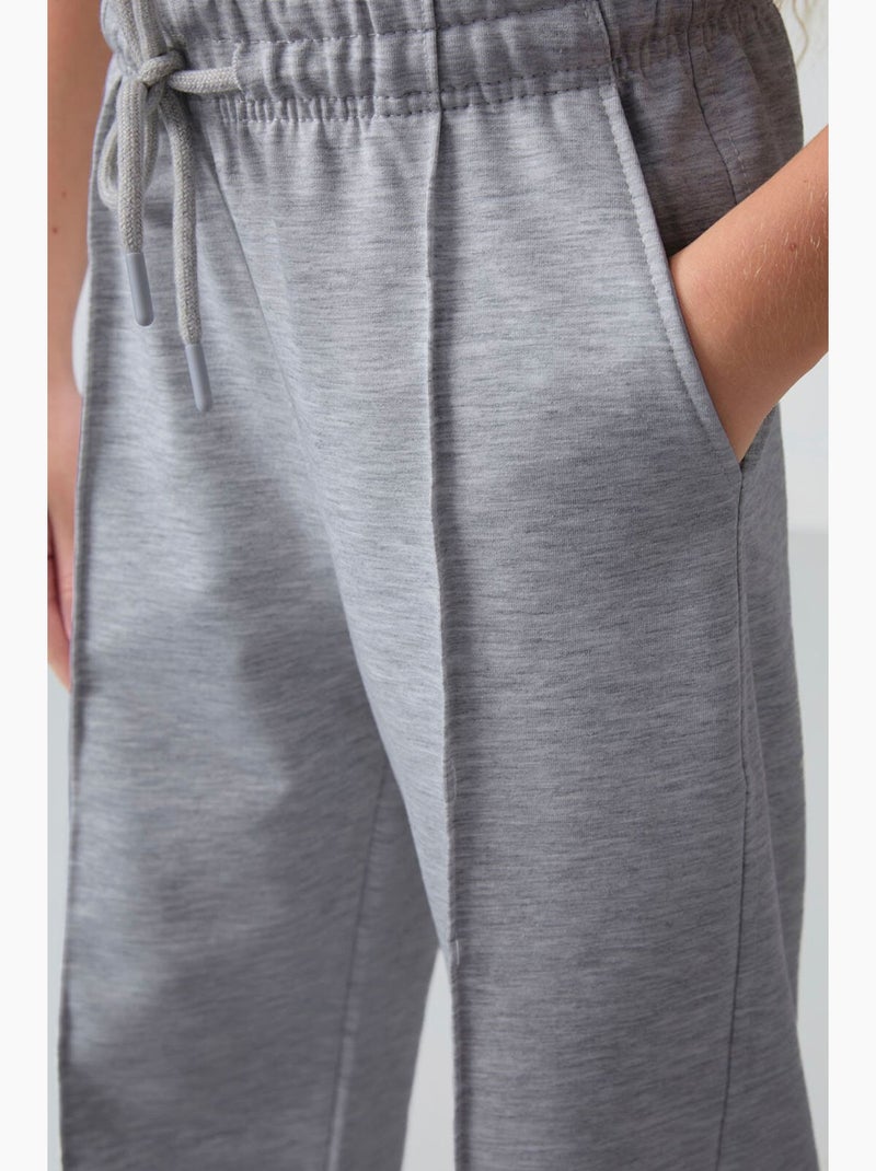 Pantaloni da jogging a coste tommy Grigio - Kiabi