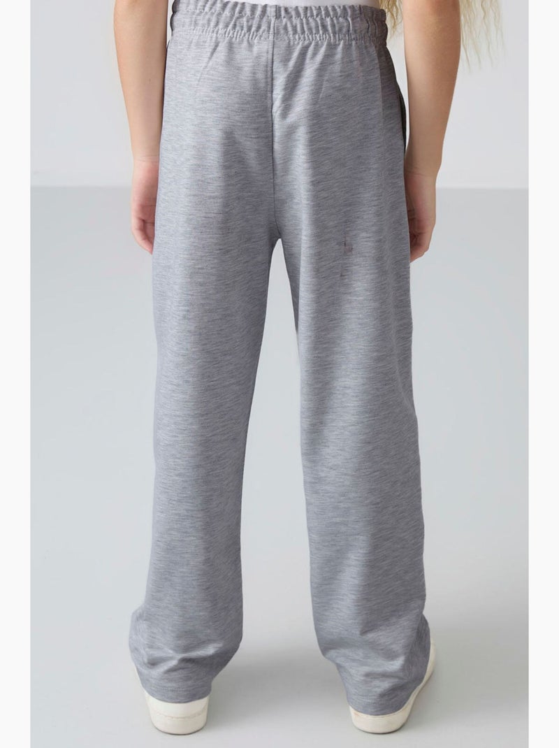 Pantaloni da jogging a coste tommy Grigio - Kiabi