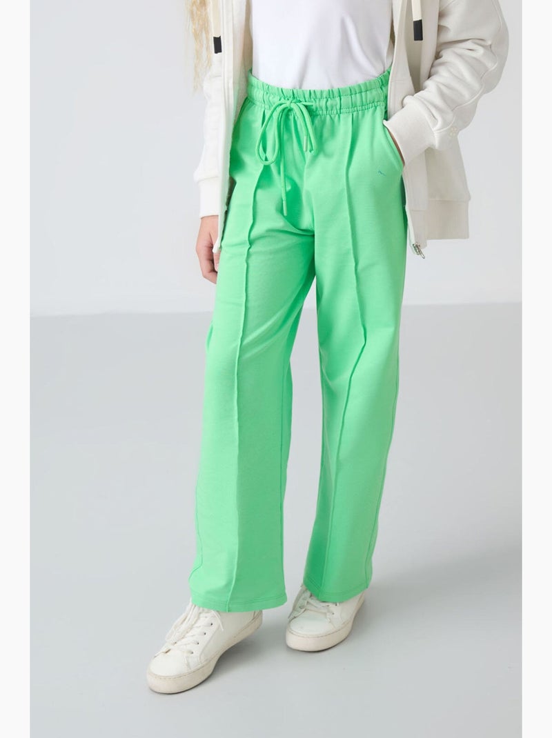 Pantaloni da jogging a coste tommy Verde menta - Kiabi