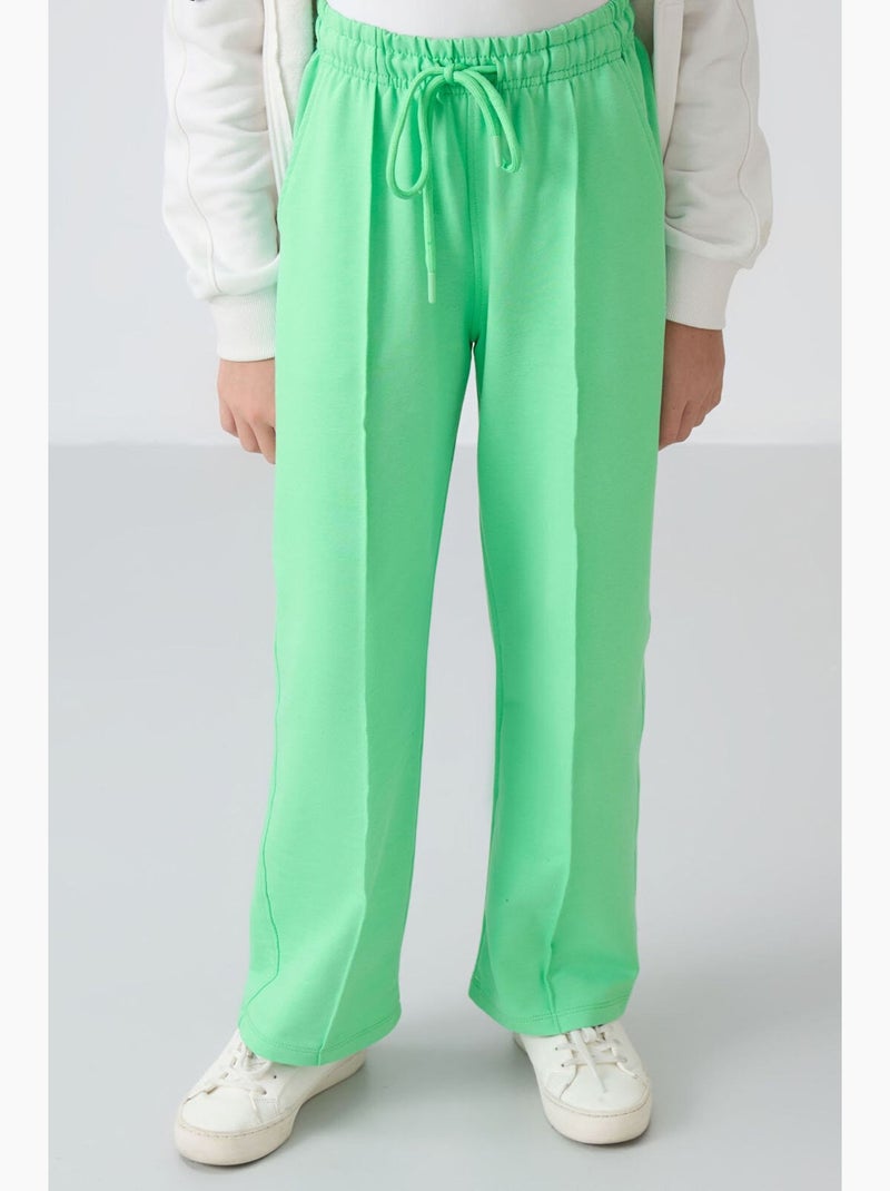 Pantaloni da jogging a coste tommy Verde menta - Kiabi
