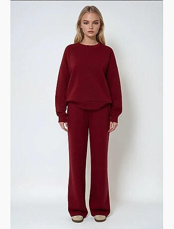 Pantaloni da jogging a gamba larga con coulisse in vita hiccup