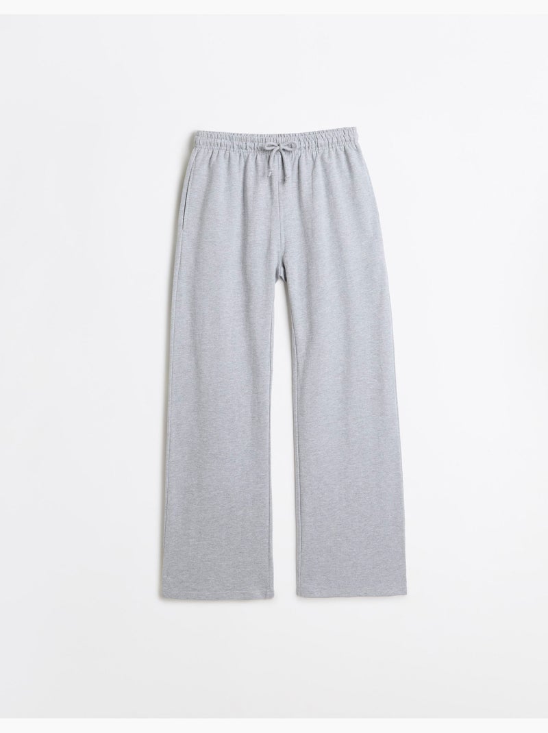 Pantaloni da jogging a gamba larga, mo fashion Grigio - Kiabi
