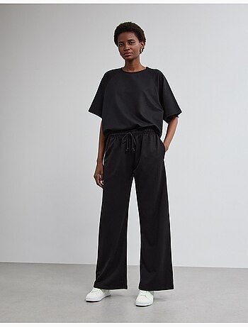 Pantaloni da jogging a gamba larga, mo fashion
