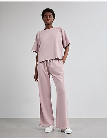 Pantaloni da jogging a gamba larga, mo fashion