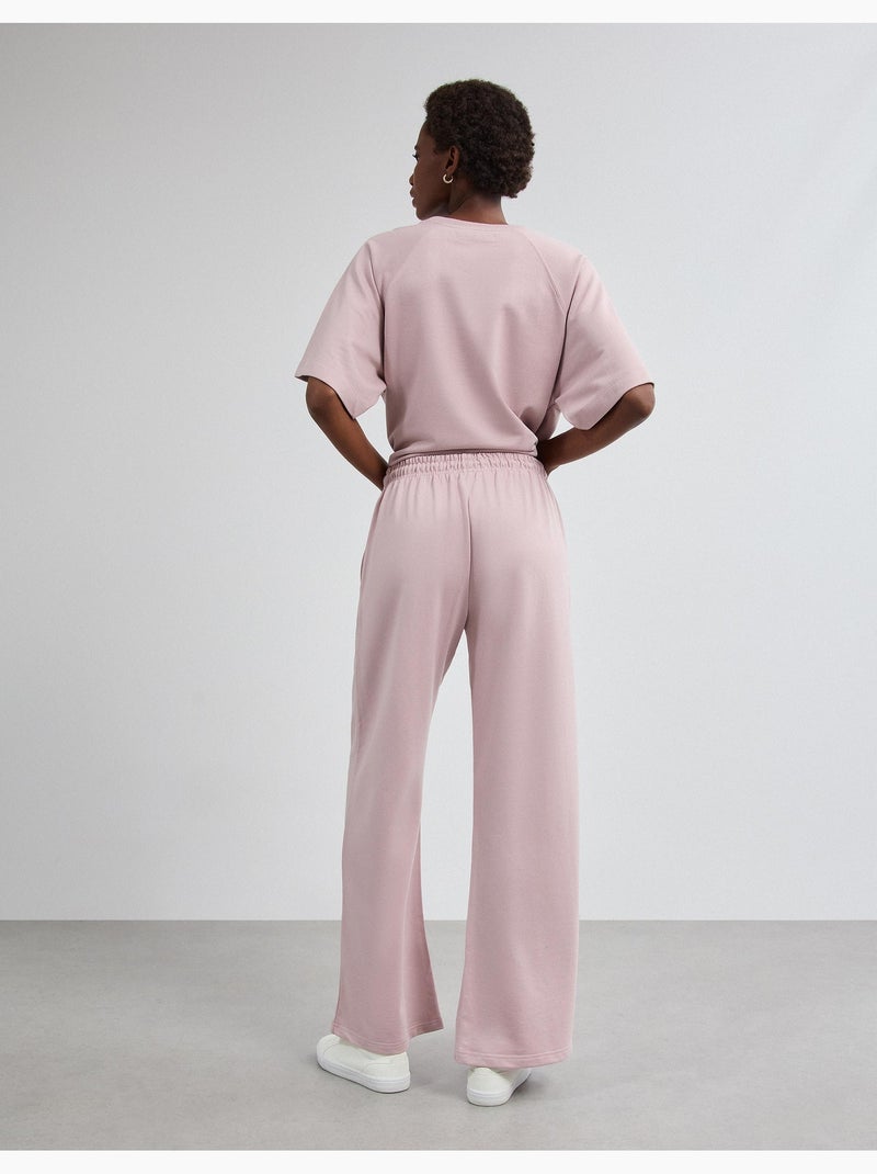 Pantaloni da jogging a gamba larga, mo fashion Viola - Kiabi