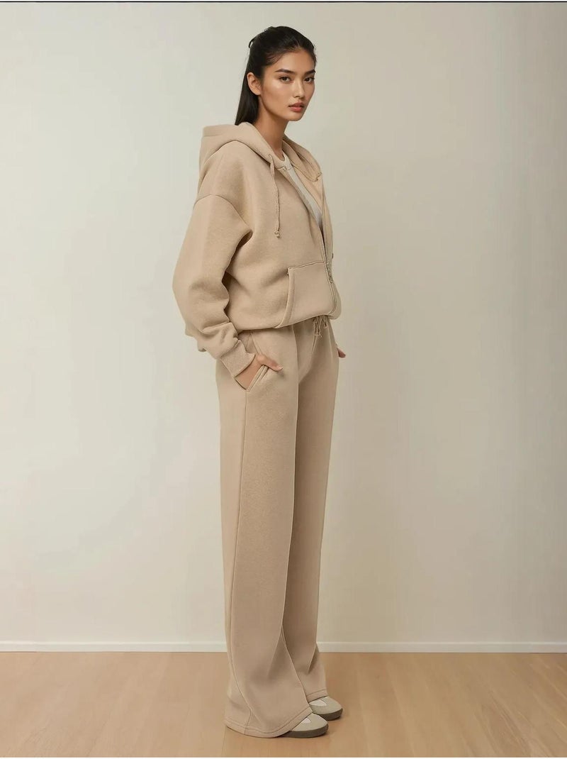 Pantaloni da jogging a gamba larga oversize hiccup Beige naturale - Kiabi