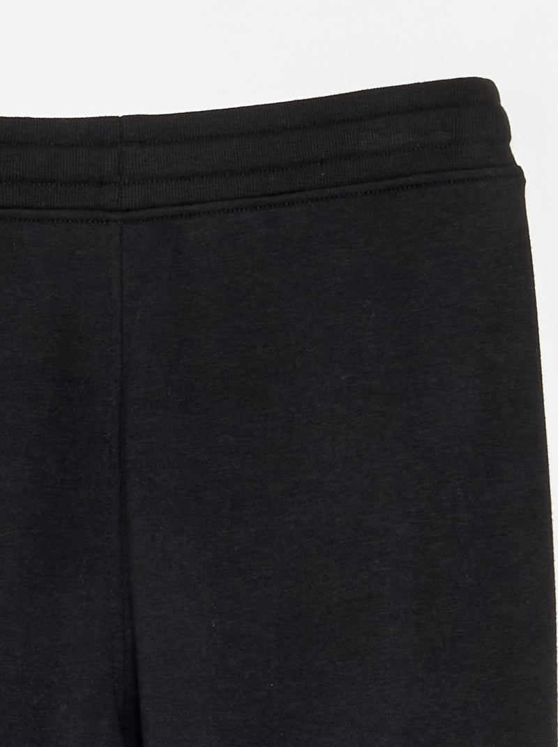 Pantaloni da jogging a tinta unita Nero - Kiabi