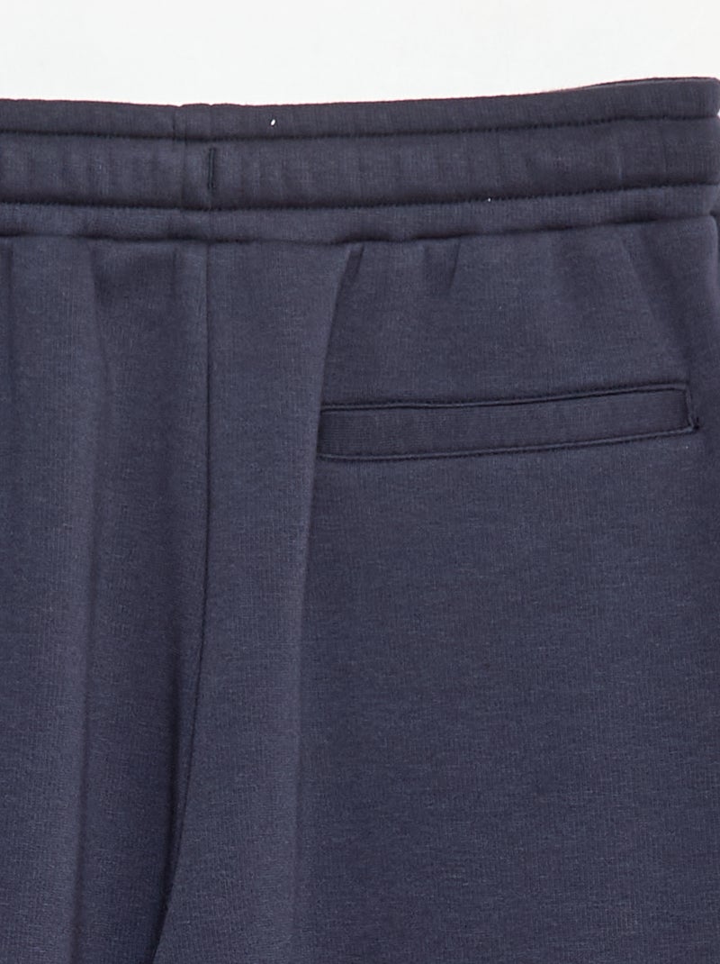 Pantaloni da jogging ampi in cotone tinta unita Blu - Kiabi