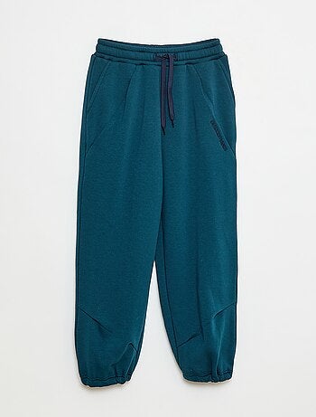 Pantaloni da jogging ampi in cotone tinta unita