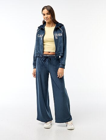 Pantaloni da jogging ampi in velluto