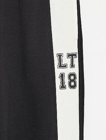 Pantaloni da jogging con bande a contrasto