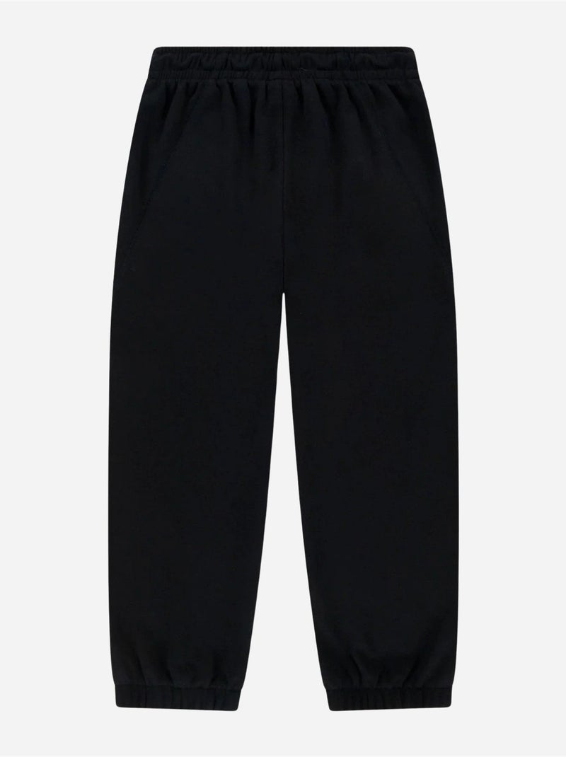 Pantaloni da jogging con elastico in vita - Jordan Nero - Kiabi