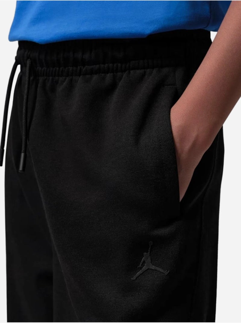 Pantaloni da jogging con elastico in vita - Jordan Nero - Kiabi