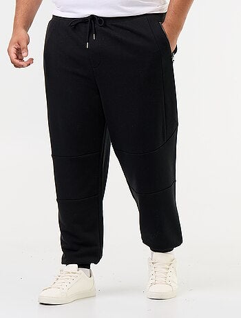 Pantaloni da jogging con fondo stretto e tasche con zip