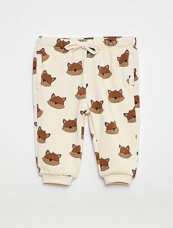 Pantaloni da jogging con motivo animali