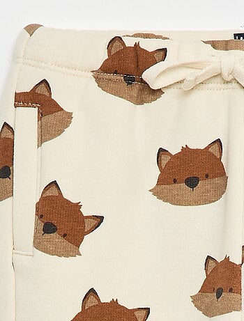 Pantaloni da jogging con motivo animali