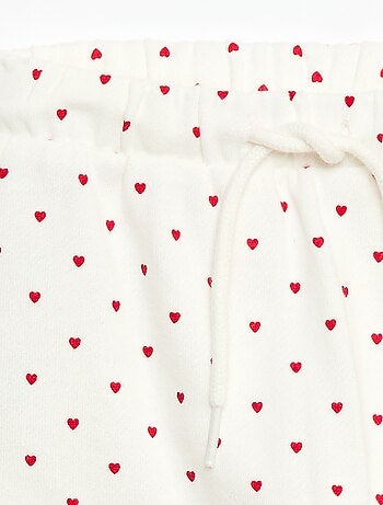 Pantaloni da jogging con motivo