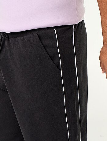 Pantaloni da jogging con profili a contrasto
