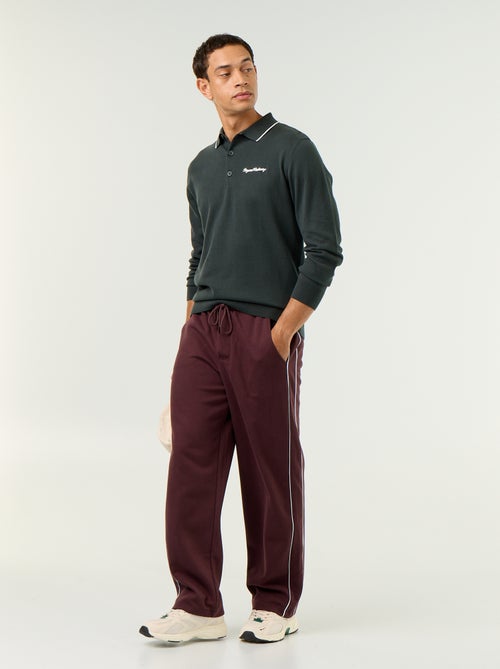 Pantaloni da jogging con profili - Kiabi