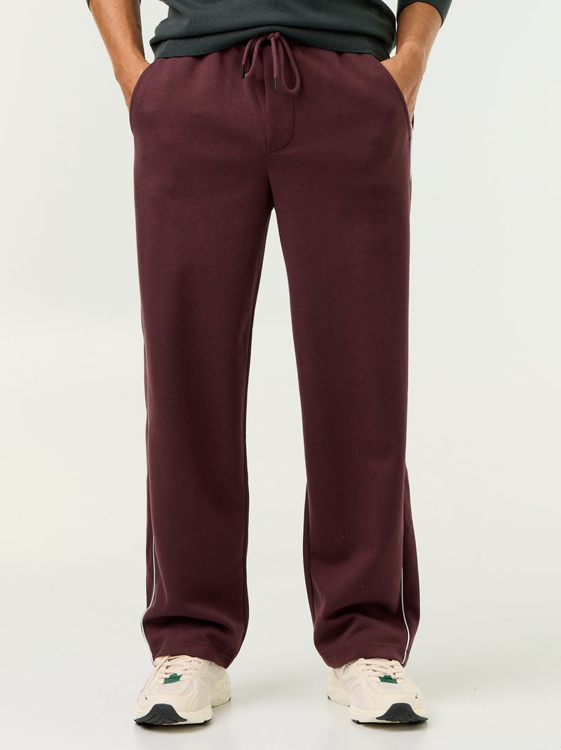 Pantaloni da jogging con profili Viola - Kiabi
