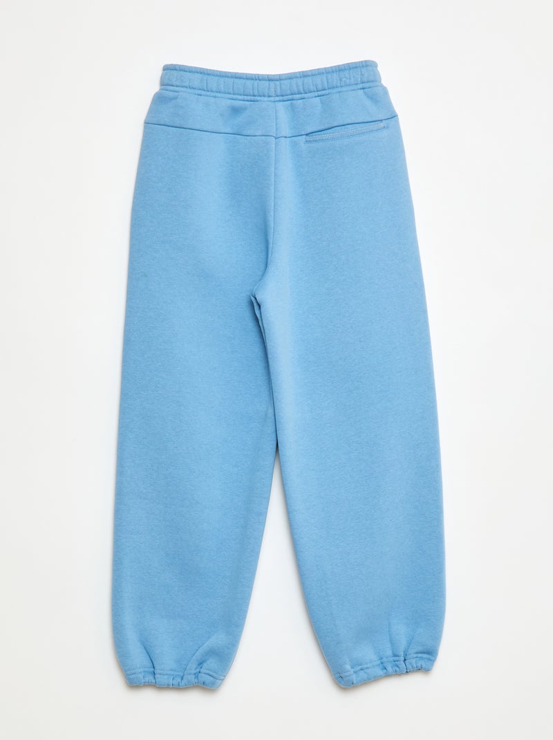 Pantaloni da jogging con scritta ricamata Blu - Kiabi