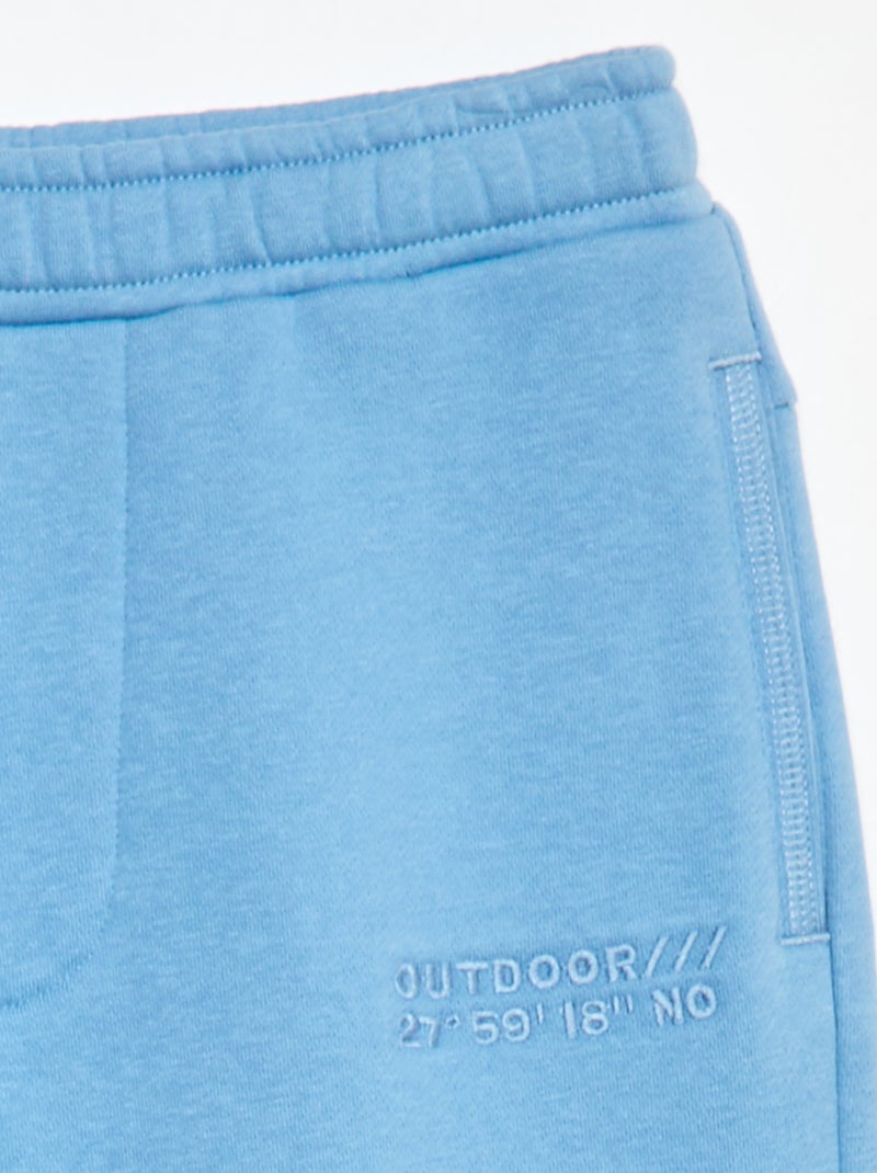 Pantaloni da jogging con scritta ricamata Blu - Kiabi