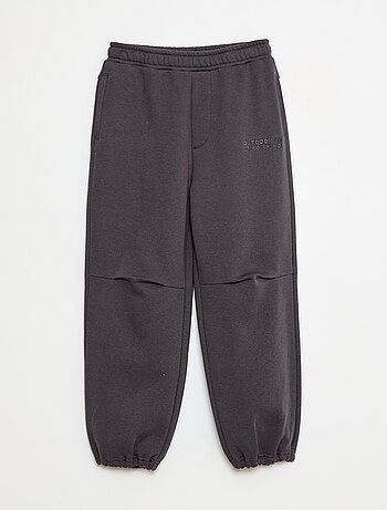 Pantaloni da jogging con scritta ricamata