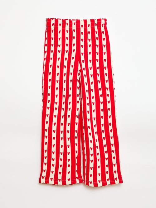 Pantaloni da jogging fantasia ampi 'Agathe Sorlet x Kiabi' - San Valentino - Kiabi