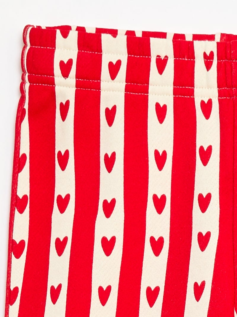 Pantaloni da jogging fantasia ampi 'Agathe Sorlet x Kiabi' - San Valentino Bianco - Kiabi