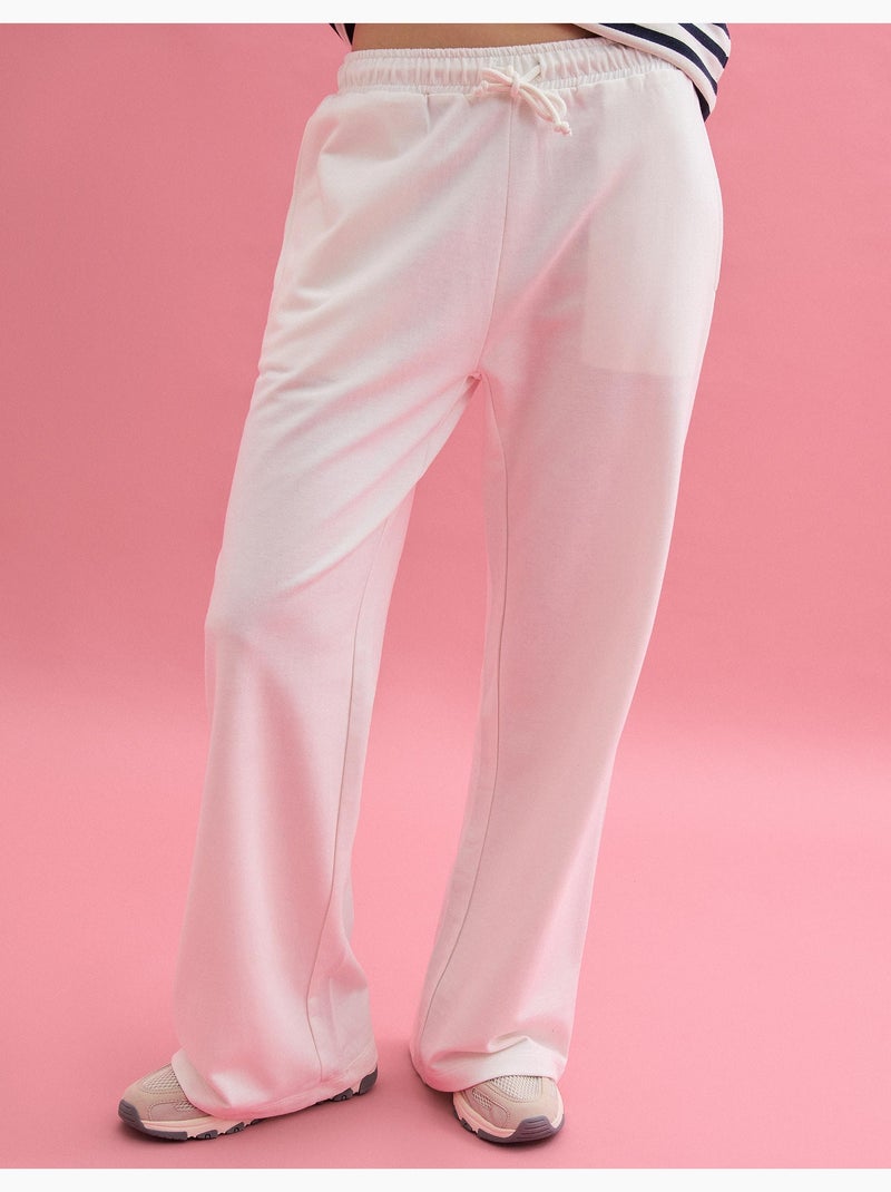 Pantaloni da jogging 'gamba larga', MO Fashion Beige - Kiabi