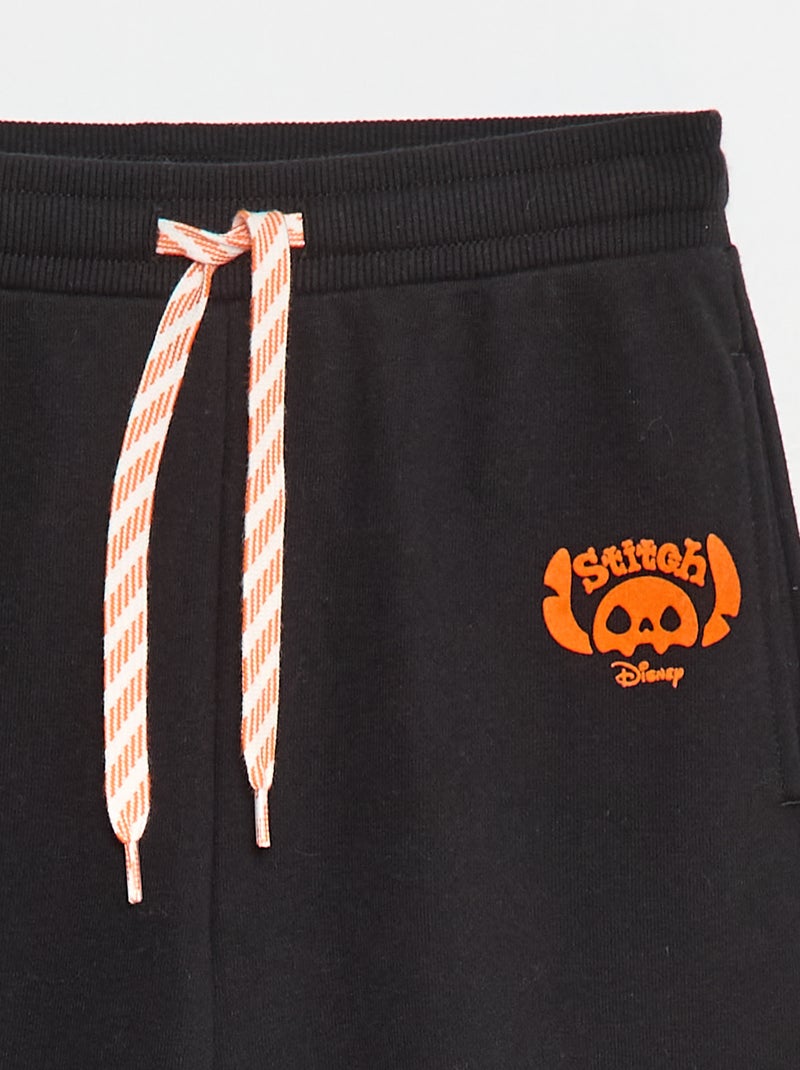 Pantaloni da jogging Halloween 'Disney' 'Stitch' in cotone Nero - Kiabi