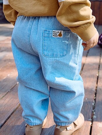 Pantaloni da jogging in denim