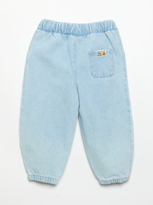 Pantaloni da jogging in denim - Kiabi