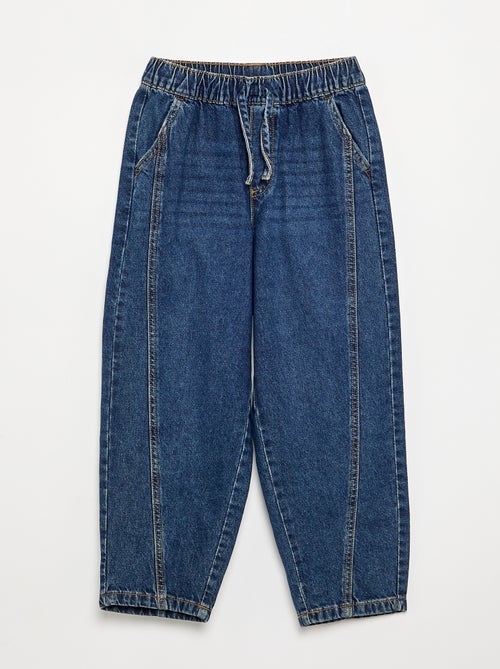 Pantaloni da jogging in denim - Kiabi