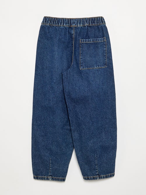 Pantaloni da jogging in denim - Kiabi