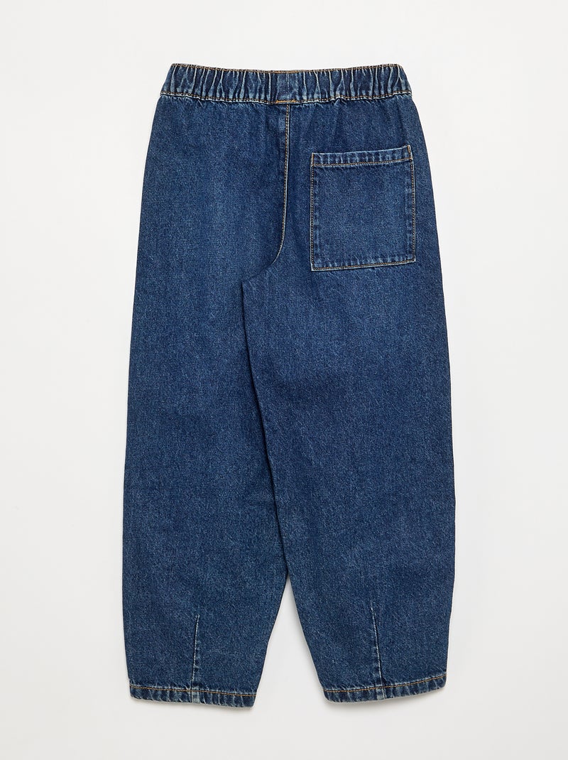 Pantaloni da jogging in denim Blu - Kiabi