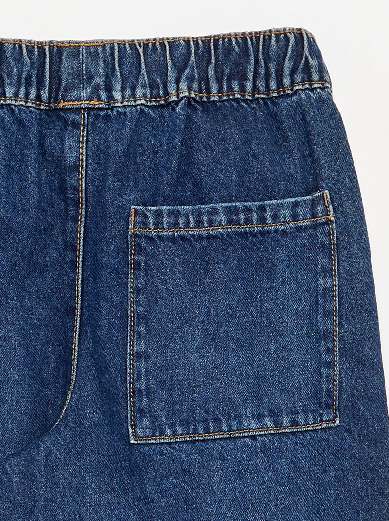 Pantaloni da jogging in denim Blu - Kiabi