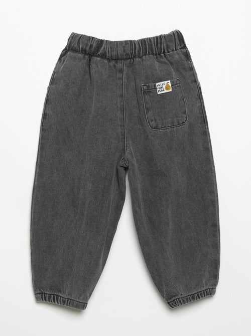 Pantaloni da jogging in denim - Kiabi