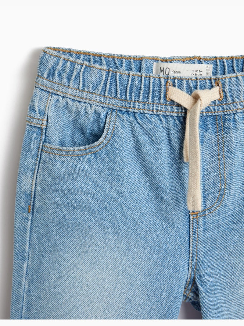 Pantaloni da jogging in denim, mo fashion Blu - Kiabi