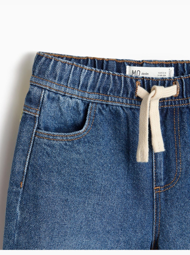 Pantaloni da jogging in denim, mo fashion Blu - Kiabi