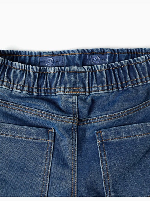 Pantaloni da jogging in denim slim fit con coulisse - Kiabi