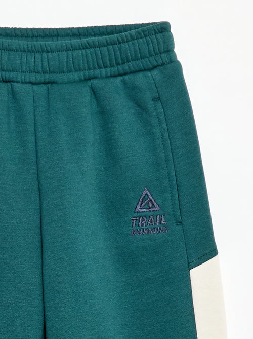 Pantaloni da jogging in felpa color block - Kiabi