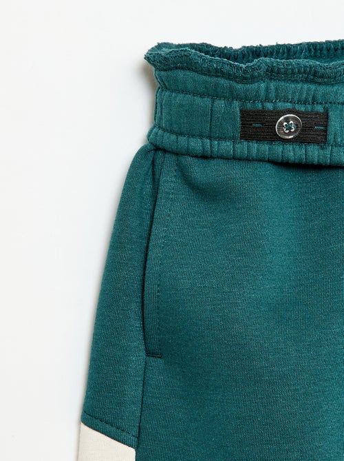 Pantaloni da jogging in felpa color block - Kiabi