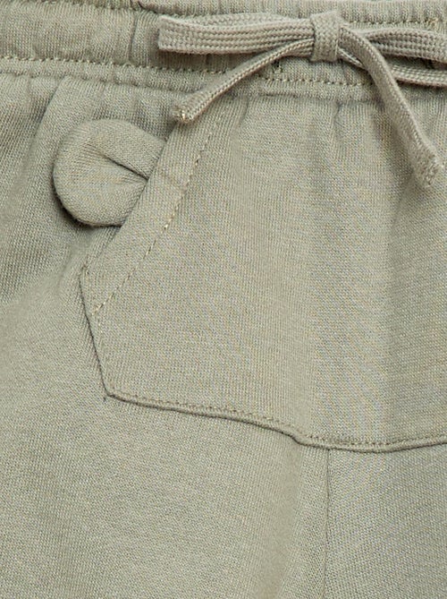 Pantaloni da jogging in felpa con tasca a marsupio e orecchie decorative - Kiabi