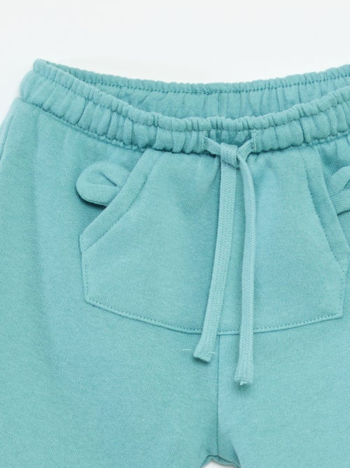Pantaloni da jogging in felpa con tasca a marsupio e orecchie fantasiose - Kiabi