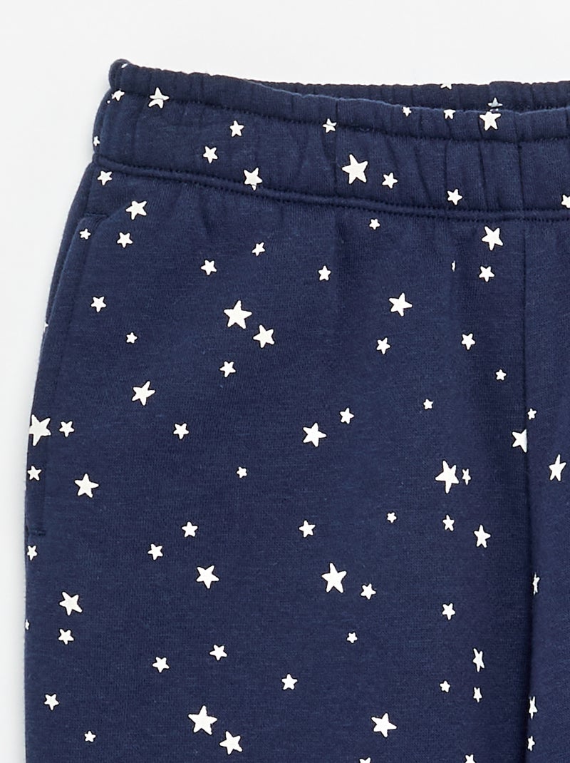 Pantaloni da jogging in felpa garzata Blu - Kiabi