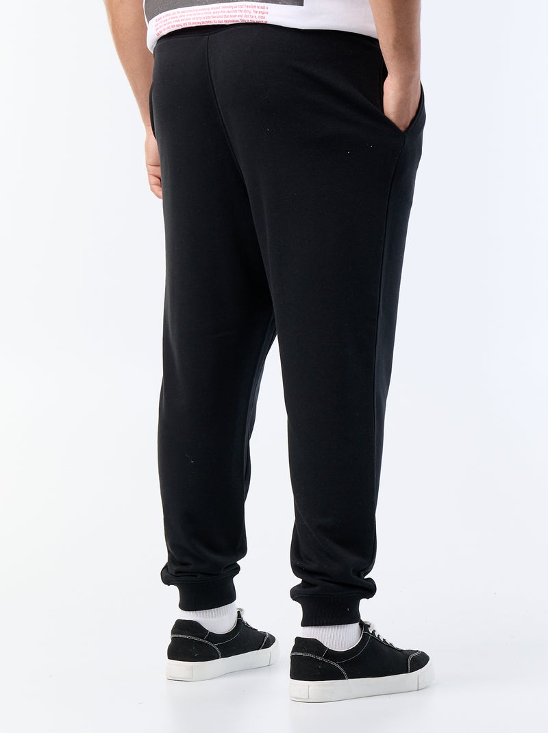 Pantaloni da jogging in felpa garzata Nero - Kiabi